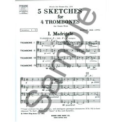 Buxton Orr: 5 Sketches (Trombones 4)