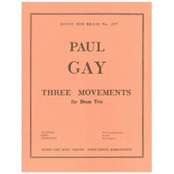 Paul Gay: 3 Movements (Trio - Brass)