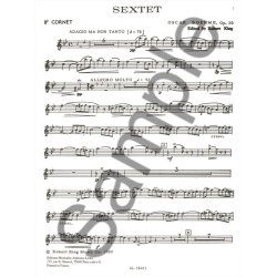 Oscar Boehme: Sextuor Op.30 (Sextet-Brass)
