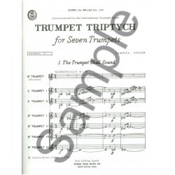Samuel Adler: Trumpet Triptych (Trumpet Ensemble (5 or more))