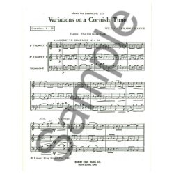 William Lewarne Harris: Variations on a Cornish Tune (Brass Trio)