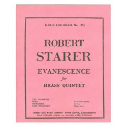 Robert Starer: Evanescence (Quintet-Brass)