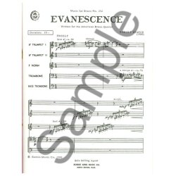 Robert Starer: Evanescence (Quintet-Brass)