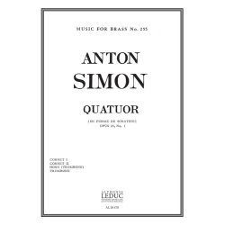 Anton Simon: Quatuor (Quartet-Brass)