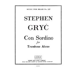 Stephen Gryc: Con sordino (Trombone solo)