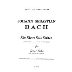 Johann Sebastian Bach: 6 Short solo Suites