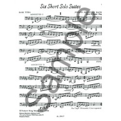 Johann Sebastian Bach: 6 Short solo Suites (Tuba solo)