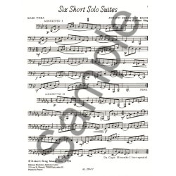 Johann Sebastian Bach: 6 Short solo Suites (Tuba solo)