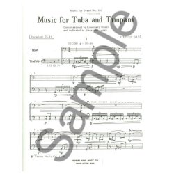 Stephen Gryc: Music for Tuba & Timpani (Tuba & Percussion)