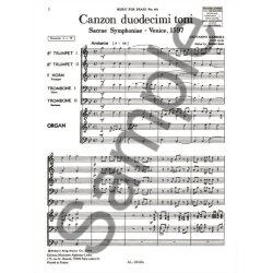 Giovanni Gabrieli: Canzon duodecimi Toni (Sextet-Mixed)