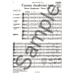 Giovanni Gabrieli: Canzon duodecimi Toni (Sextet-Mixed)