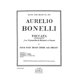 Bonelli King Toccata Athalanta Brass Octet Organ Mfb403 Score/Parts