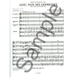J.S. Bach: Jesu, Nun Sei Gepreiset BWV41 (Brass/Organ)
