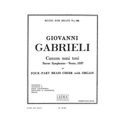 Giovanni Gabrieli: Canzon noni Toni (Quintet-Mixed)