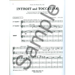 Samuel Adler: Introit & Toccatina (Trumpets 2 & Organ)