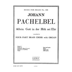 Johann Pachelbel: Allein Gott in der H&ouml;h (Quintet-Mixed)