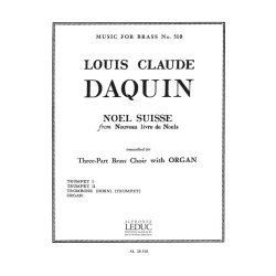 Louis-Claude Daquin: No&euml;l suisse (Trumpets 3 & Organ)