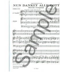 Sigfrid Karg-Elert: Nun danket alle Gott (Trumpets 3 & Organ)