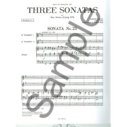 Johann Christoph Pezel: 3 Sonatas No.25, No.22 & No.30 'Hora Decima' (Trumpets 2 & Organ)