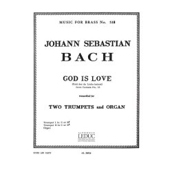 Johann Sebastian Bach: God is Love, Extract from Cantata No.33 (Trumpets 2 & Organ)