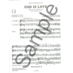 Johann Sebastian Bach: God is Love, Extract from Cantata No.33 (Trumpets 2 & Organ)