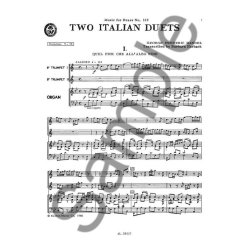 Georg Friedrich Handel: 2 Italian Duets (Trumpets 2 & Organ)