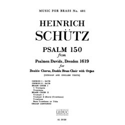 Heinrich Sch&uuml;tz: Psalm 150 (Choral-Mixed accompanied)