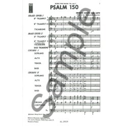 Heinrich Schutz: Psalm 150 For Double Chorus And Double Brass Choir With Organ