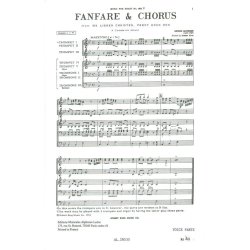 Dietrich Buxtehude: Fanfare & Chorus (Choral-Mixed accompanied)