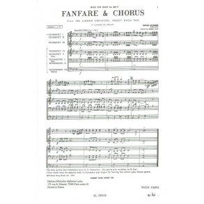 Dietrich Buxtehude: Fanfare & Chorus (Choral-Mixed accompanied)