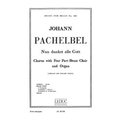 Johann Pachelbel: Nun danket alle Gott (Choral-Mixed accompanied)
