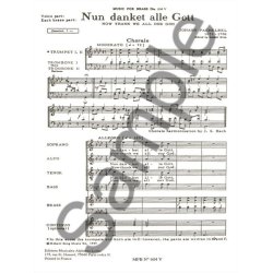 Johann Pachelbel: Nun danket alle Gott (Choral-Mixed accompanied)