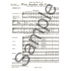 Johann Pachelbel: Nun danket alle Gott (Choral-Mixed accompanied)