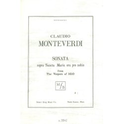 Claudio Monteverdi: Sonata sopra Sancta Maria ora pro nobis (Choral-Unison accompanied)