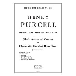 Henry Purcell: Funeral Music for Queen Mary (Choral-Mixed accompanied)