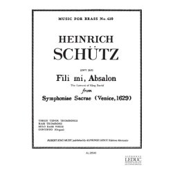 Heinrich Sch&uuml;tz: Fili mi, Absalom (bass) (Voice & Ensemble)