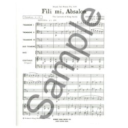Heinrich Sch&uuml;tz: Fili mi, Absalom (bass) (Voice & Ensemble)