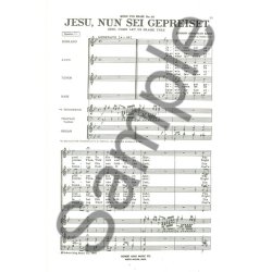 Johann Sebastian Bach: Jesu, nun sei gepreiset BWV41 (Choral-Mixed accompanied)