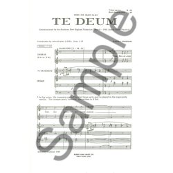 Pinkham Daniel Te Deum Brass Ensemble Score/Parts