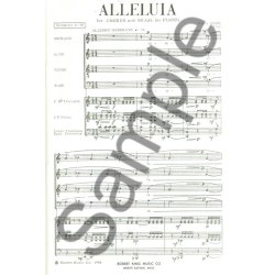 Karl Kohn: Alleluia (Choral-Mixed accompanied)