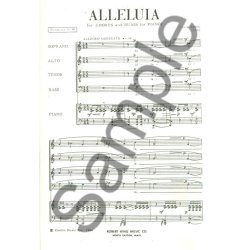Karl Kohn: Alleluia (Choral-Mixed accompanied)