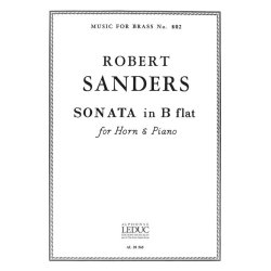 Robert Levine Sanders: Sonata (Horn & Piano)