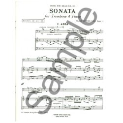 Klaus George Roy: Sonate (Trombone & Piano)