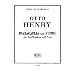 Passacaglia And Fugue Bass Trb/Pno Mfb 804