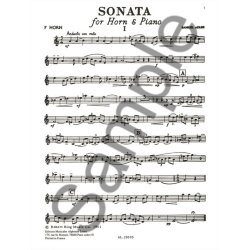Samuel Adler: Sonata (Horn and Piano)