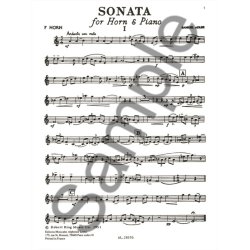 Samuel Adler: Sonata (Horn and Piano)
