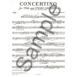 Arthur R. Frackenpohl: Concertino (Tuba And Piano)