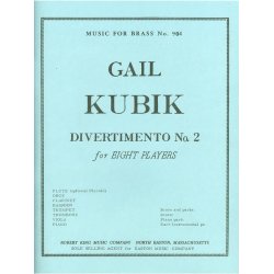 Gail Kubik: Divertimento No.2 (Ensemble-Mixed 8 or more)