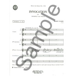 Starer Invocation Various Instruments Mfb271 Score/Parts