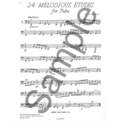 S. Vasiliev: Twenty Four Melodius Etudes For Tuba